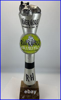 Beer Tap Handle River Horse RolyPoly Pils Beer Tap Handle Figural Hippo Beer Tap Beer Tap Handle River Horse RolyPoly Pils Beer Tap Handle Figural Hippo Beer Tap