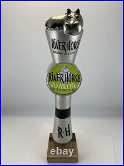 Beer Tap Handle River Horse RolyPoly Pils Beer Tap Handle Figural Hippo Beer Tap