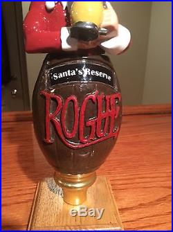Beer Tap Handle Rogue Santa
