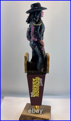 Beer Tap Handle Shiner Texhex Hazy IPA Beer Tap Handle Figural Girl Tap Handle