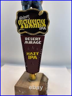 Beer Tap Handle Shiner Texhex Hazy IPA Beer Tap Handle Figural Girl Tap Handle