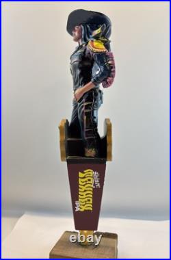 Beer Tap Handle Shiner Texhex Hazy IPA Beer Tap Handle Figural Girl Tap Handle
