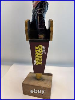 Beer Tap Handle Shiner Texhex Hazy IPA Beer Tap Handle Figural Girl Tap Handle