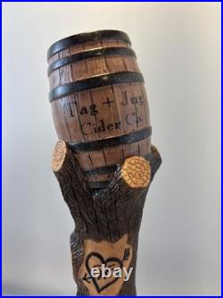 Beer Tap Handle Tag & Jug Cider Company Tap Handle Figural Beer Tap Handle