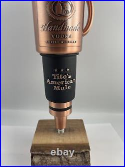 Beer Tap Handle Tito's American Mule Tap Handle Rare Figural Vodka Tap Handle