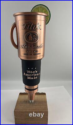 Beer Tap Handle Tito's American Mule Tap Handle Rare Figural Vodka Tap Handle