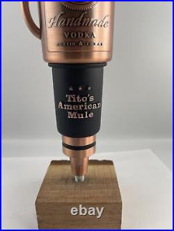 Beer Tap Handle Tito's American Mule Tap Handle Rare Figural Vodka Tap Handle