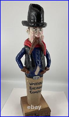 Beer Tap Handle Winthrop Brewing Company Beer Tap Handle Figural Cowboy Beer Tap Beer Tap Handle Winthrop Brewing Company Beer Tap Handle Figural Cowboy Beer Tap