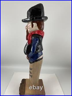 Beer Tap Handle Winthrop Brewing Company Beer Tap Handle Figural Cowboy Beer Tap