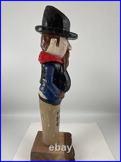 Beer Tap Handle Winthrop Brewing Company Beer Tap Handle Figural Cowboy Beer Tap