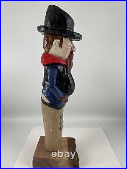Beer Tap Handle Winthrop Brewing Company Beer Tap Handle Figural Cowboy Beer Tap