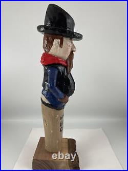 Beer Tap Handle Winthrop Brewing Company Beer Tap Handle Figural Cowboy Beer Tap