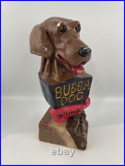 Beer Tap Handle Yellow Rose Bubba Dog Beer Tap Handle Figural Beer Tap Handle