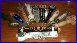 Beer Tap Handles (12) Large Lot, Some Rare