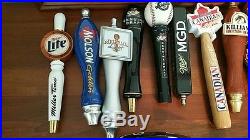 Beer Tap Handles (20) Collection Rare New & Used Bud, Miller