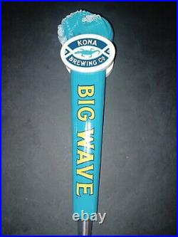 Beer Tap Handles KONA BIG WAVE/CISCO GREY LADY ALE LOT OF 2 RARE