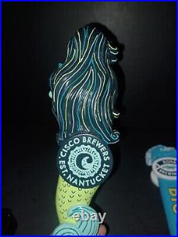 Beer Tap Handles KONA BIG WAVE/CISCO GREY LADY ALE LOT OF 2 RARE