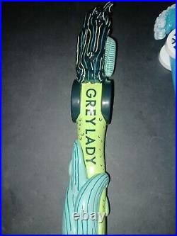 Beer Tap Handles KONA BIG WAVE/CISCO GREY LADY ALE LOT OF 2 RARE