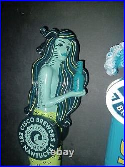 Beer Tap Handles KONA BIG WAVE/CISCO GREY LADY ALE LOT OF 2 RARE