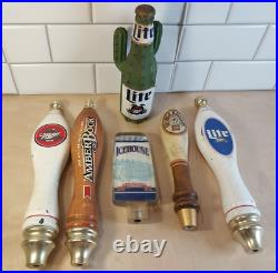 Beer Tap Handles Lot Of 6 Vintage Variety of Brands