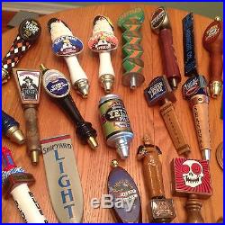 Beer Tap Handles Lot of 40 Pub Microbrewery Bar Collectible