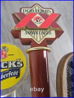 Beer Tap Man Cave Deco Staves Handles Lowenbrau Oktoberfest Authentic