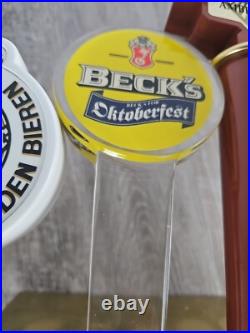Beer Tap Man Cave Deco Staves Handles Lowenbrau Oktoberfest Authentic