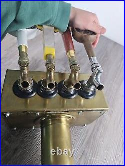 Beer Tap Man Cave Deco Staves Handles Lowenbrau Oktoberfest Authentic