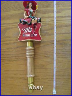 Beer Tap Miller Girl on the Moon Handle