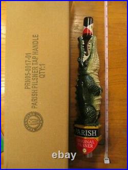 Beer Tap Parish Pilsner Alligator Handle Brand New in Original Box