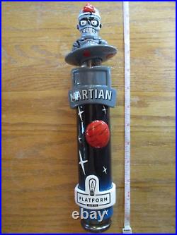Beer Tap Platform Martian Alien Handle Brand New in Original Box