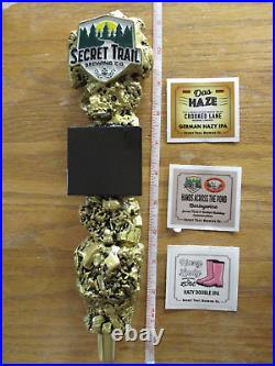 Beer Tap Secret Trail Gold Nuggets Handle Brand New