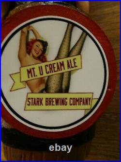 Beer Tap Stark Mt U Cream Ale Redhead Handle Brand New