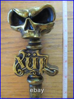 Beer Tap XUL Skull and Skeleton Key Handle Brand New