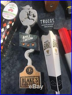 Beer Tap handle lot of 12 used See Pictures 001