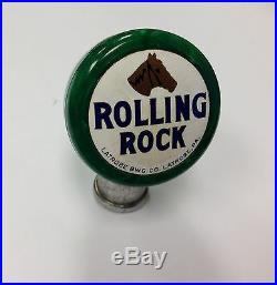 Beer ball knob tap handle marker Pabst Rolling Rock latrobe milwaukee