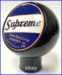 Beer ball tap knob Supreme South Bethlehem Brewing PA marker handle vintage
