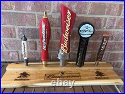 Beer tap handle lot with custom designed shelf