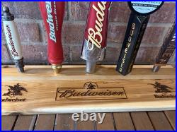 Beer tap handle lot with custom designed shelf