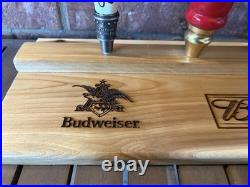 Beer tap handle lot with custom designed shelf