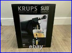 Beerwulf The SUB Compact Black UK Draught Beer Tap For Home by Krups 2L Black