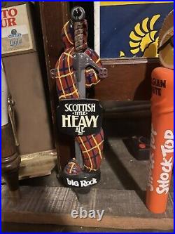 Big Rock Scottish Ale beer tap handle