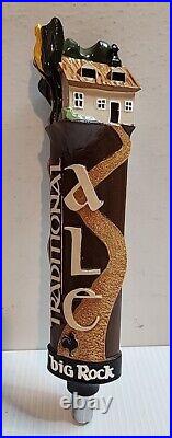 Big Rock Traditional Ale Draft Beer Tap Handle Farmhouse Chicken RARE Big Rock Traditional Ale Draft Beer Tap Handle Farmhouse Chicken RARE
