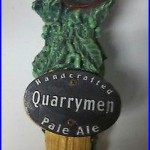 Bloomington Brewing Company Beer tap handle. Quarrymen. Indiana. Rare