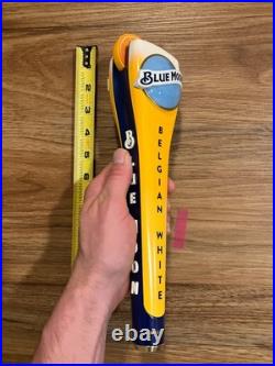 Blue Moon Beer Tap Handle Knob Top Keg Bar Brewing Draft Belgian White Plastic