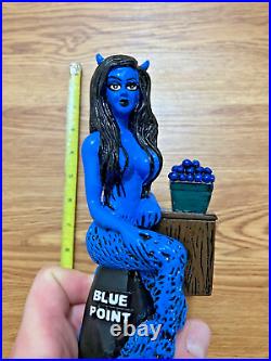 Blue Point Blueberry Ale Beer Tap Handle Knob Topper Keg Bar Top Devil