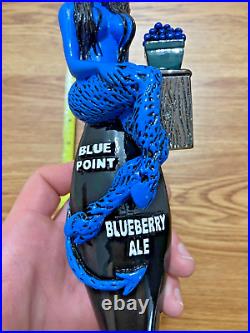 Blue Point Blueberry Ale Beer Tap Handle Knob Topper Keg Bar Top Devil