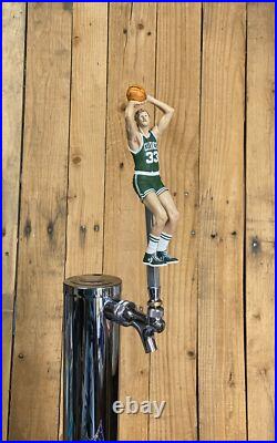 Boston Celtics Beer Keg TAP HANDLE Basketball Larry Bird Green Jersey