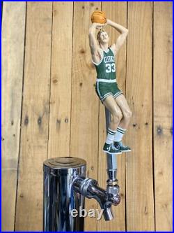 Boston Celtics Beer Keg TAP HANDLE Basketball Larry Bird Green Jersey