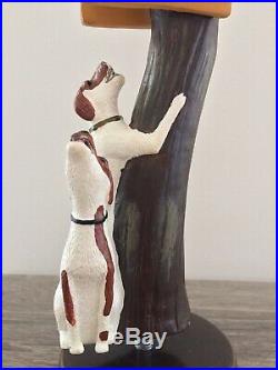 Braman Treeing Walker Coonhound Dog Bobcat Lion Figural IPA Beer Tap Handle